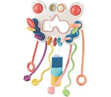 CHIPOLINO Senzorická hračka 5v1 Butterfly / od 18 měsíců