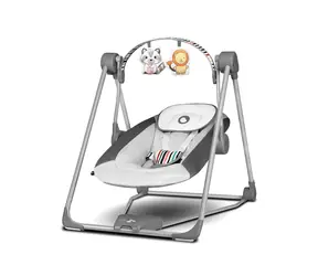 LIONELO Dětské houpací křesílko Otto Cozy Grey / od narození