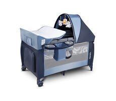 LIONELO Postýlka cestovní Sven Plus Blue Navy