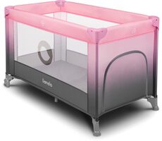 LIONELO Postýlka cestovní Stefi Pink Ombre