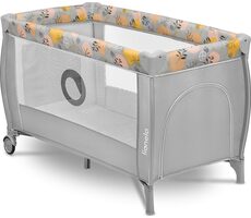 LIONELO Postýlka cestovní Stefi Plus Pink Yellow / od narození