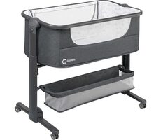 LIONELO Postýlka Timon 3v1 Graphite