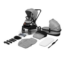 LIONELO Kočárek kombinovaný Mika 2v1 Grey Stone