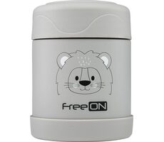 FreeON Termodóza na jídlo nerezová 350 ml - šedá