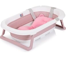 CHIPOLINO Skládací vanička Isla s koupací podložkou Pink