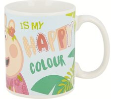 STOR Hrneček keramický 325 ml Prasátko Peppa Flamingo