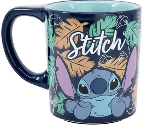 STOR Hrneček keramický s protiskluzovým dnem 295 ml Stitch