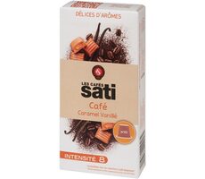 Les Cafés Sati Caramel Vanillé Nespresso 10 ks / Kapslová káva 