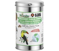 Les Cafés Sati Costa Rica Naturalba Bio Fair 225g / Zrnková káva / 100% Arabica 