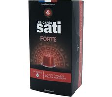 Les Cafés Sati Forte Nespresso 20 ks / Kapslová káva 
