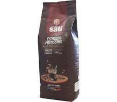 Les Cafés Sati Fortissimo 1 kg / Zrnková káva / 100% Robusta 