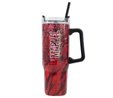STOR MARVEL Nerezový termohrnek s brčkem 940ml