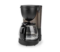 Nedis KACM150EBK černá / Kávovar na překapávanou kávu / 750 W / kávový filtr / 1.25 l / 10 šálků 