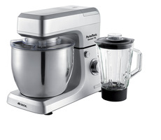 Rozbaleno - Ariete 1598 Pastamatic Gourmet stříbrná / kuchyňský robot / 2100 W / 7 l mísa + 1.5 l mixér / 6 rychlostí / rozbaleno