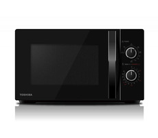 Rozbaleno - Toshiba MWP-MG20P černá / mikrovlnná trouba / 800W / 20l / Rozmrazování / Gril / talíř 25.5 cm / rozbaleno