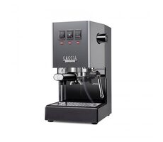 Gaggia Classic E24 šedá / Pákový kávovar / 1200W / 2.1 l / 15 bar / napěňovací tryska