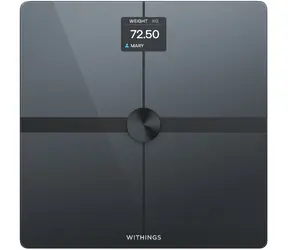 Withings Body Smart černá / Chytrá osobní váha / nosnost 200kg / Bluetooth / WiFi