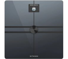 Withings Body Comp černá / Chytrá osobní váha / nosnost 200kg / Bluetooth / WiFi