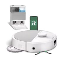 iRobot Roomba Plus 505 Combo + AutoWash dock bílá / Robotický vysavač / WiFi / vysávání & mopování / 5000 mAh