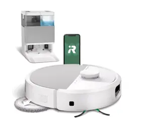 iRobot Roomba Plus 505 Combo + AutoWash dock bílá / Robotický vysavač / WiFi / vysávání & mopování / 5000 mAh
