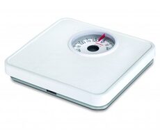 Soehnle TEMPO white / Analogová osobní váha / max. 130 kg / přesnost 1 kg 