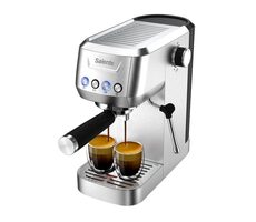 Salente Coffio stříbrná / Pákový kávovar / 1350W / 1.3 l / 20 bar
