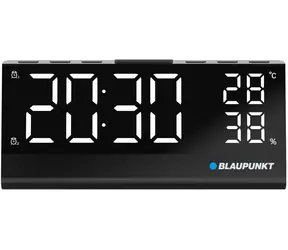 BLAUPUNKT CR10ALU černá / rádio budík / LED Displej / stmívatelný / teploměr / FM