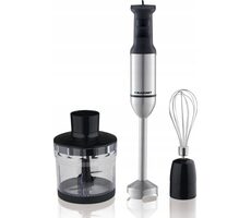 BLAUPUNKT HBD512 stříbrná / ruční mixér / 1700W / 3 nástavce / regulace rychlosti 