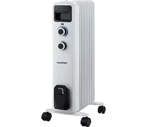 BLAUPUNKT HOR301 bílá / olejový radiátor / 1500W / 3 teploty / kolečka / vhodné pro místnosti do 14m2
