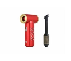 KiCA Jet Fan 2 ventilátor + nástavec na vysávání červená / aku ventilátor & vysavač / 1100 mAh / USB-C
