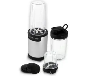 Zánovní - Esperanza EKM030 NUTRI BOMB 9v1 stolní mixér černo-stříbrná / 900 W / bohaté příslušenství / zánovní