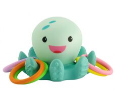 Infantino Svítící chobotnice s kroužky do koupele