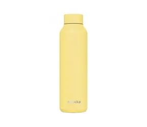 Quokka Nerezová termoláhev Solid Light Yellow 630 ml