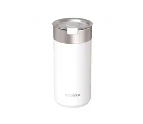 Quokka Nerezový termohrnek se sítkem Boost White 400 ml