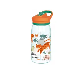 Quokka Plastová láhev s pítkem Glow Kids Tigers 580 ml