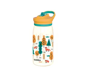 Quokka Plastová láhev s pítkem Glow Kids Forest 580 ml