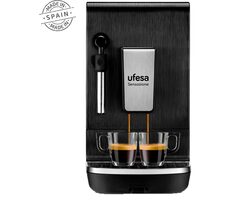 Ufesa Sensazione nerez / Automatický kávovar / 1550W / 20 bar / 1.4l