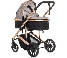 Rozbaleno -  CHIPOLINO Kočárek kombinovaný Enigma 2v1 Sand / děti s hmotností do 22 kg / rozbaleno
