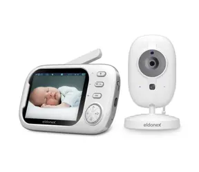 ELDONEX EBM-1010-WH bílá / video chůvička / dosah 300 m / displej 3.5"
