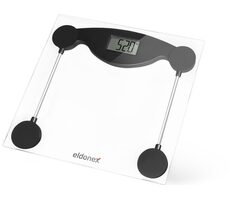 ELDONEX BodyFit černá / digitální osobní váha / nosnost 150 kg / tvrzené sklo