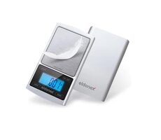 ELDONEX DiamondPro stříbrná / digitální váha / přesnost 0.1 g / nerezová