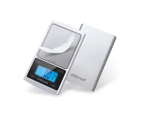 ELDONEX DiamondPro stříbrná / digitální váha / přesnost 0.1 g / nerezová