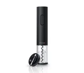 ELDONEX WineSpin černá / elektrický otvírák na víno / 4x AA baterie
