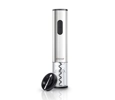 ELDONEX WineSpin Premium stříbrná / elektrický otvírák na víno / 4x AA baterie