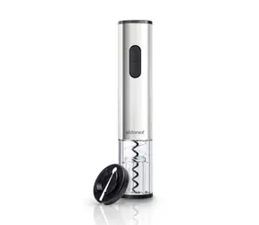 ELDONEX WineSpin Premium stříbrná / elektrický otvírák na víno / 4x AA baterie