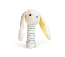 Bigjigs Toys Plyšové chrastítko Králík / od 0 let