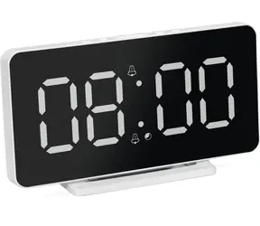 TechniSat VIOLA AC-1 bílá / Digitální budík / LCD displej / Teploměr