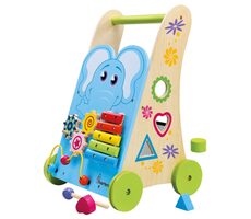 Bino Dřevěné chodítko Activity / od 18 měsíců