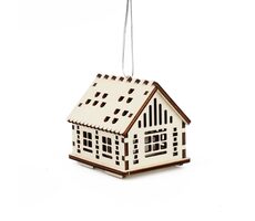 Kúzlo dreva Střední domeček Koliba / LED svíčka / 3V baterie