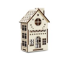 Kúzlo dreva Velký domeček Hvězdárna / LED svíčka / 3V baterie